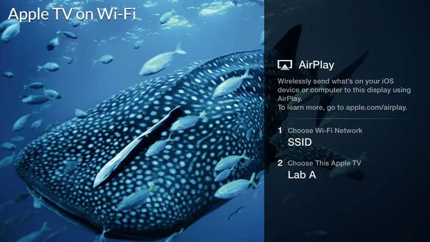 Conference Room Display Options on Wi-Fi