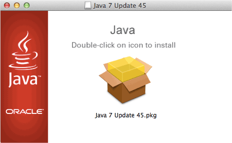 Java PKG example