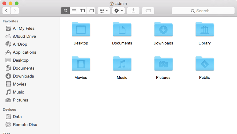 Finder after