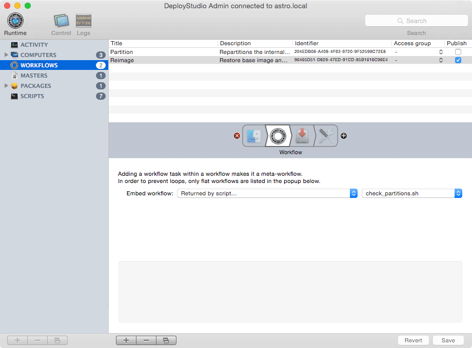 Workflow task